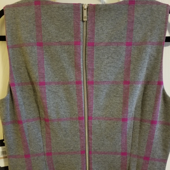 Tommy Hilfiger Windowpane Print flounce hem Dress - Picture 7 of 7